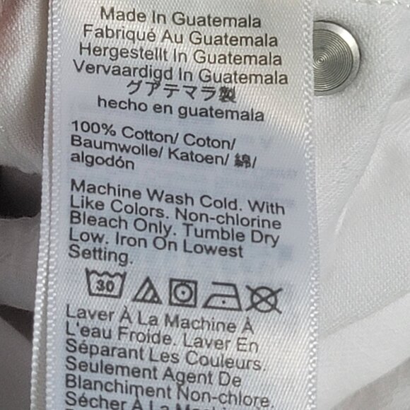 J. Crew Denim Slouchy Boyfriend White Jeans. Size 28 - Picture 10 of 11